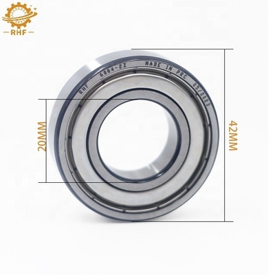 P5 GCr15 Chromstahl 6004 mit 20*42*12 mm tiefgreifendem Kugellager mit 2RS ZZ RS Dichtungen