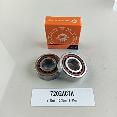 15*35*11mm GCr15 Einzelreihe Winkelkontakt Kugellager 7202AC für Ihre Anforderungen