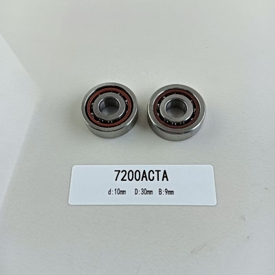 7200AC Winkelkontaktkugellager 10*30*9mm mit 25°-Kontaktwinkel und OPEN-Dichtungen