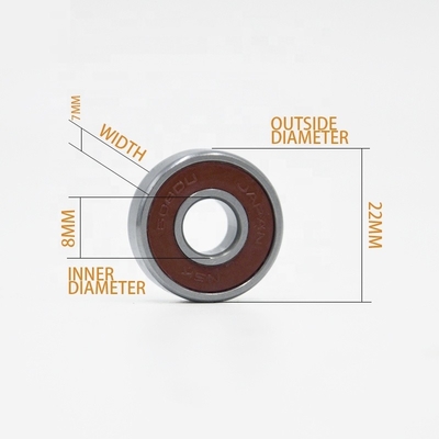 Miniaturlager 608DDUCM 8*22*7mm Chrom-Stahl-Diebenrillenballlager 608-2RS