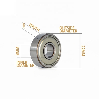 NSK 608 ZZ Tiefgrubenballlager 8*22*7mm für Bergbau Metallurgie Landwirtschaft Chemie
