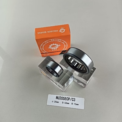 Einfachreihes 25*52*15mm zylindrisches Walzlager für Schmierfett oder Öl
