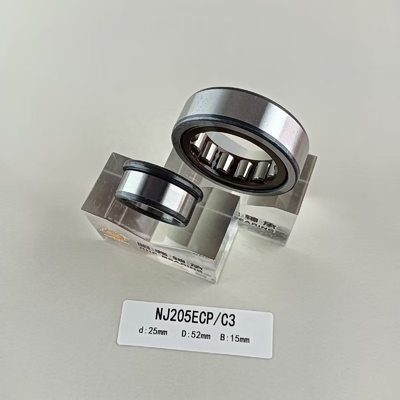 Einfachreihes 25*52*15mm zylindrisches Walzlager für Schmierfett oder Öl
