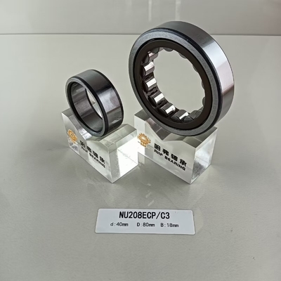 NU/NJ/NF208ECP Zylinderrollenlager 40*80*18mm für die pharmazeutische Industrie