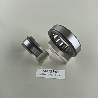 35*72*17mm NU/NJ/NF207ECP Fett oder Öl geschmiertes zylindrisches Walzlager