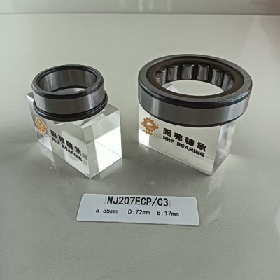 35*72*17mm NU/NJ/NF207ECP Fett oder Öl geschmiertes zylindrisches Walzlager
