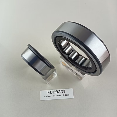Einfachreihendes 45*100*25mm NU/NJ/NF309ECP-Zylinderrollenlager mit Ölschmierung
