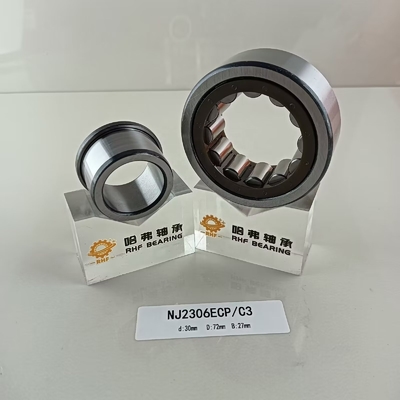 Struktur zylindrisch Chromstahl Gcr15 NU/NJ/NF2306ECP Walzlager 30*72*37mm