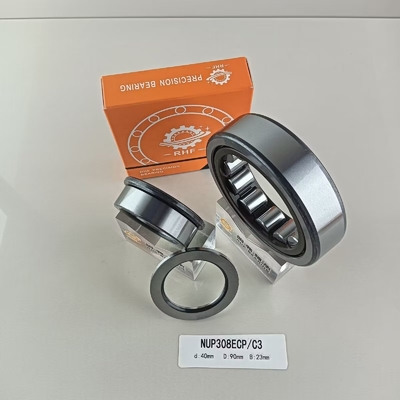 Einreihendes NUP308ECP-Zylinderrollenlager 40*90*23mm für mit Fett oder Öl geschmiert