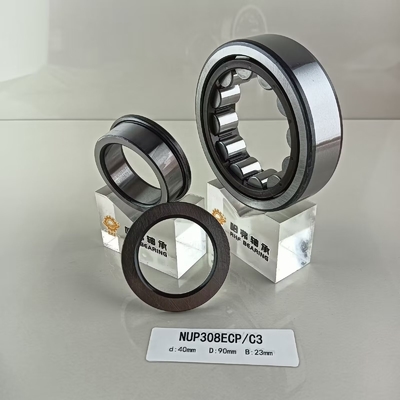 Einreihendes NUP308ECP-Zylinderrollenlager 40*90*23mm für mit Fett oder Öl geschmiert