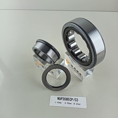 Einreihendes NUP308ECP-Zylinderrollenlager 40*90*23mm für mit Fett oder Öl geschmiert